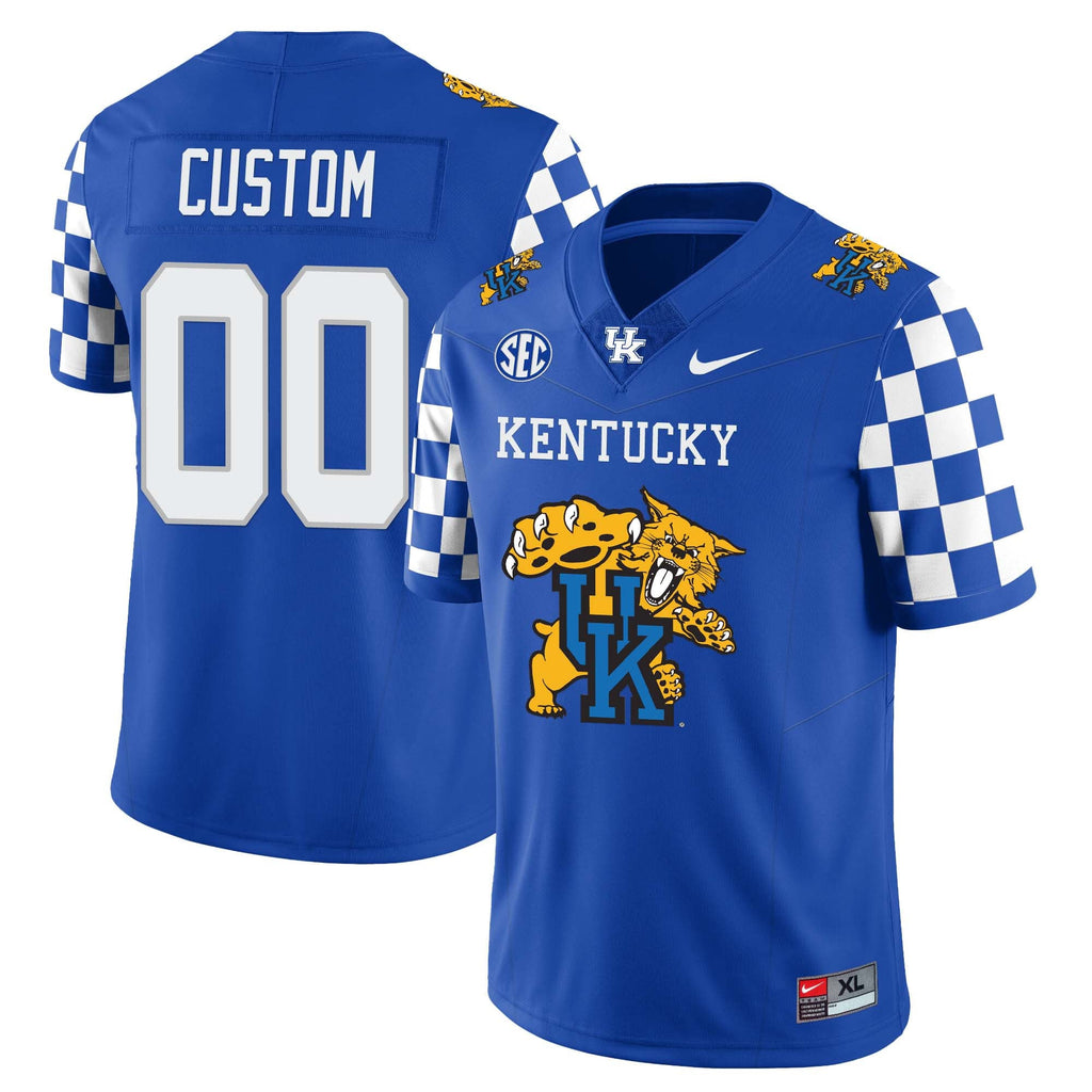 Men's Kentucky Wildcats Football Limited Custom Jersey – Wildcats Logo