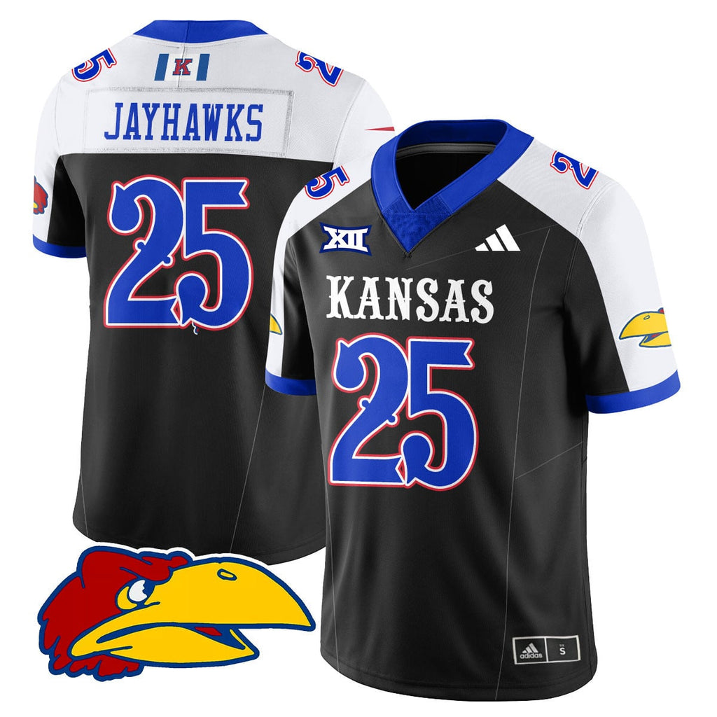 Men's Kansas Jayhawks Football 2025 Limited Jersey - All Stitched
