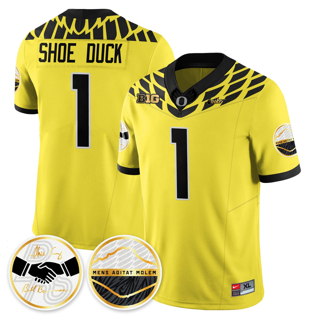 Men's Oregon Ducks 2025 "Shoe Duck" Jersey - All Stitched